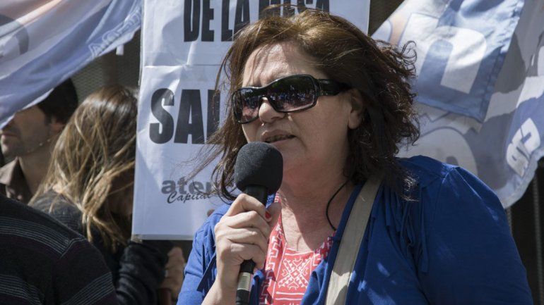 Susana Delarriva, secretaria adjunta del gremio docente ATEN.