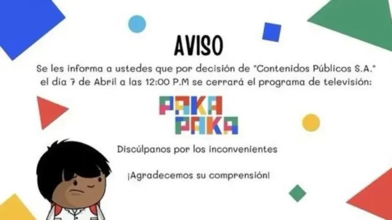 El Gobierno cerró la señal de TV de contenido infantiles Paka Paka