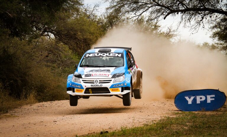 Nico González obtuvo su primer triunfo en una nueva categoría del Rally Argentino