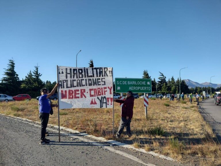 Bariloche: conductores de aplicaciones piden el cese de la persecusión y exigen regularizar el servicio