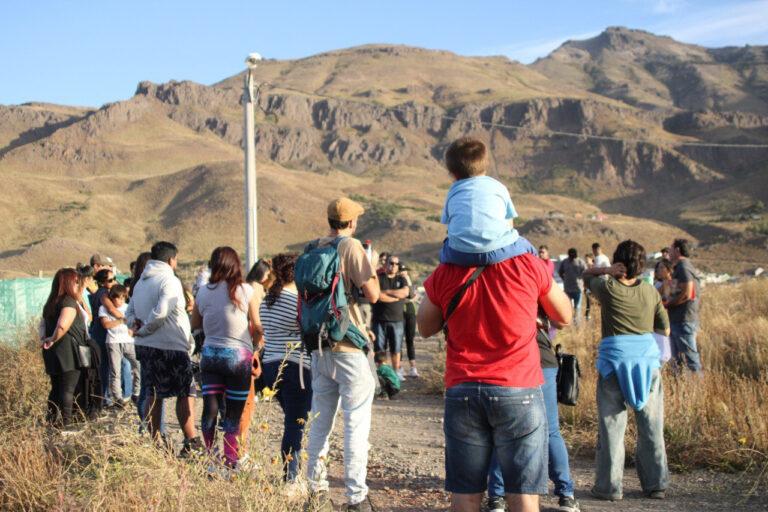 Familias de los 24 Lotes de Chacra 28 visitaron y recorrieron el terreno